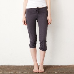 Plain Women's capri scrunch pant Bella +Canvas 155 GSM